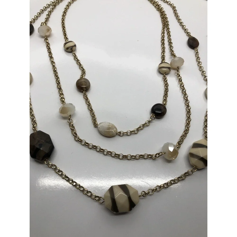 Matching Necklace Dangle‎ Earrings Gold Tone 18-24